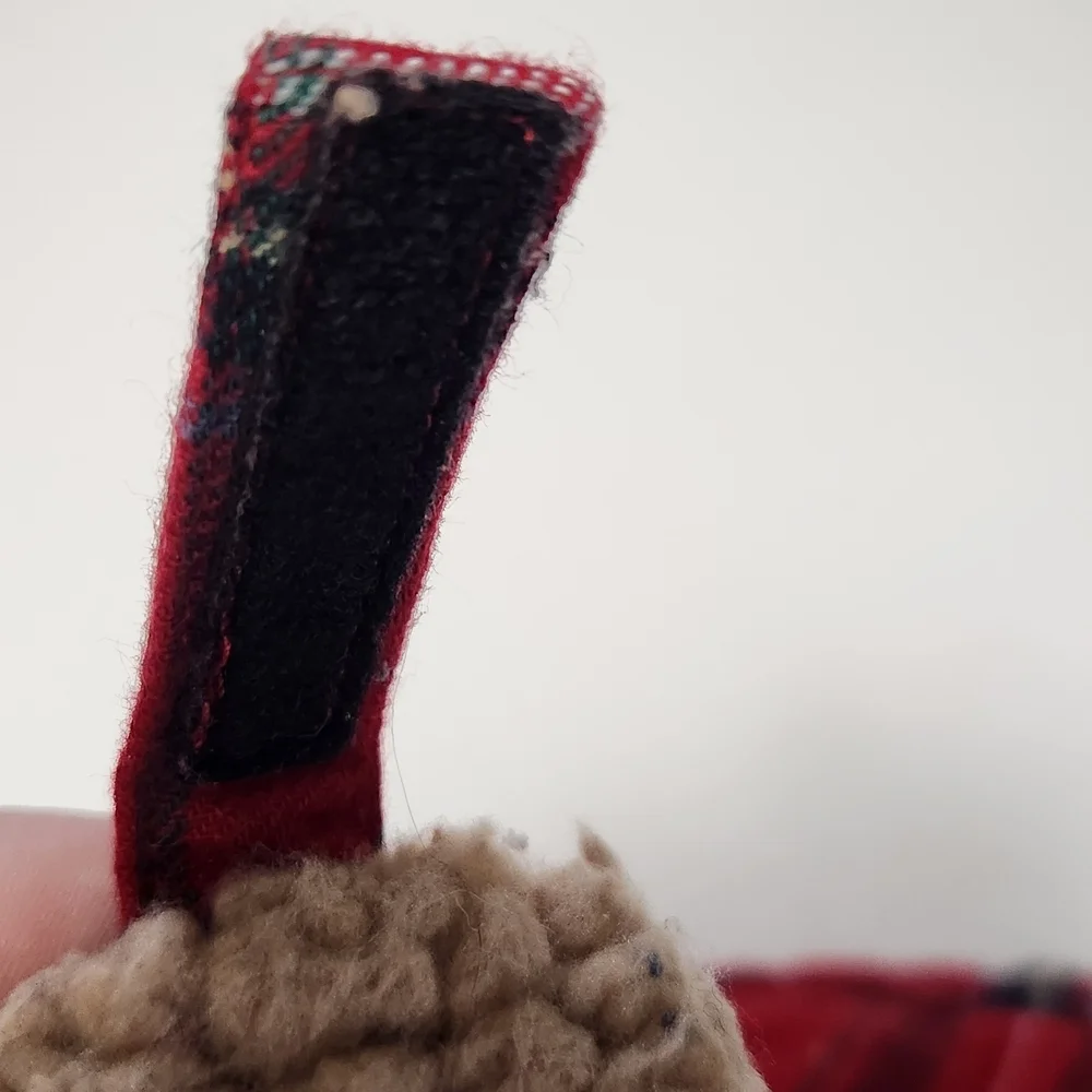 Carter's Red Plaid Trapper Hat